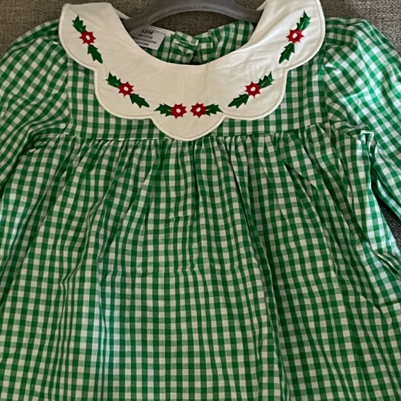 New without tags 12 months long sleeve Christmas dress - Picture 2 of 3